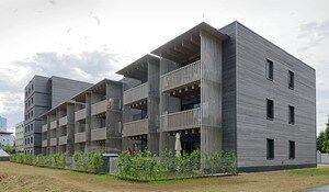 Holzwohnbauten im Dragoner-Quartier