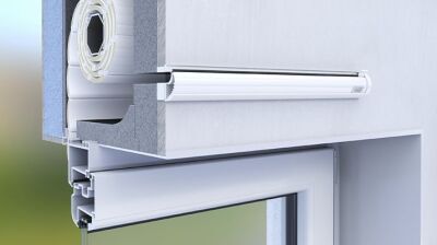 Flexible Passivlüfter im Rollladenkasten