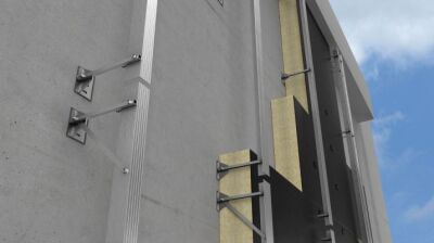 Wärmebrückenfreie Unterkonstruktion