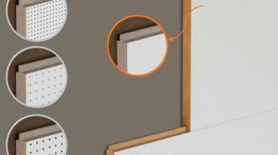 Akustik-Mikroperforation in Holzpaneelen