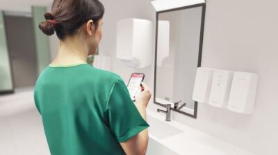 CWS smartMate IoT Lösung in Waschräumen