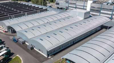 Gestaltungsästhetik mit Bogendach