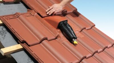 Sichere Dachdurchführung für Solarrohre