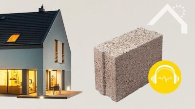 Der beste Schutz vor Lärm im Haus: Leichtbeton