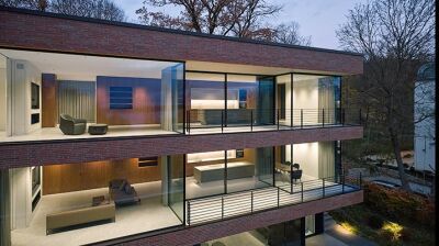 Moderne Glasfassade vom Spezialisten