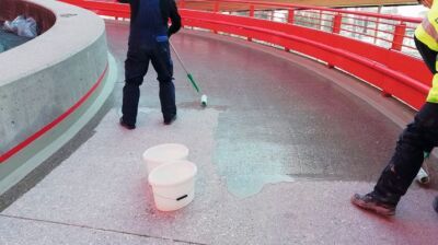 Alles läuft rund auf der Rampenspirale