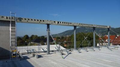 Eine schlankere Stütze inkl. Brandschutz