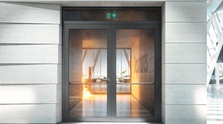 Brandschutztüren aus Aluminium