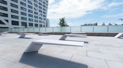 Aufregendes Stadtmobiliar aus Beton