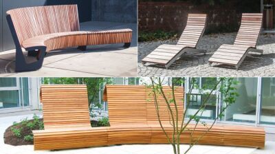 Hochwertige Designbänke für den Außenbereich