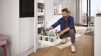 Wenig Platz, viel Stauraum