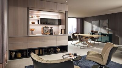Kreative Wohnraumgestaltung mit Blum-Beschlägen