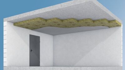 URSA TECTONIC Deckendämmplatte mit Klebemontage