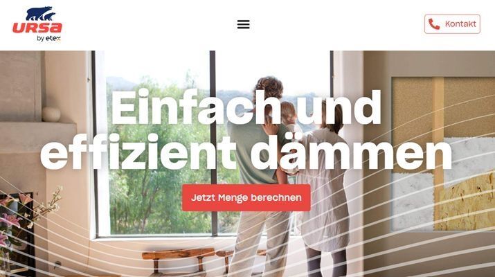 Neue Website für URSA Einblasdämmung