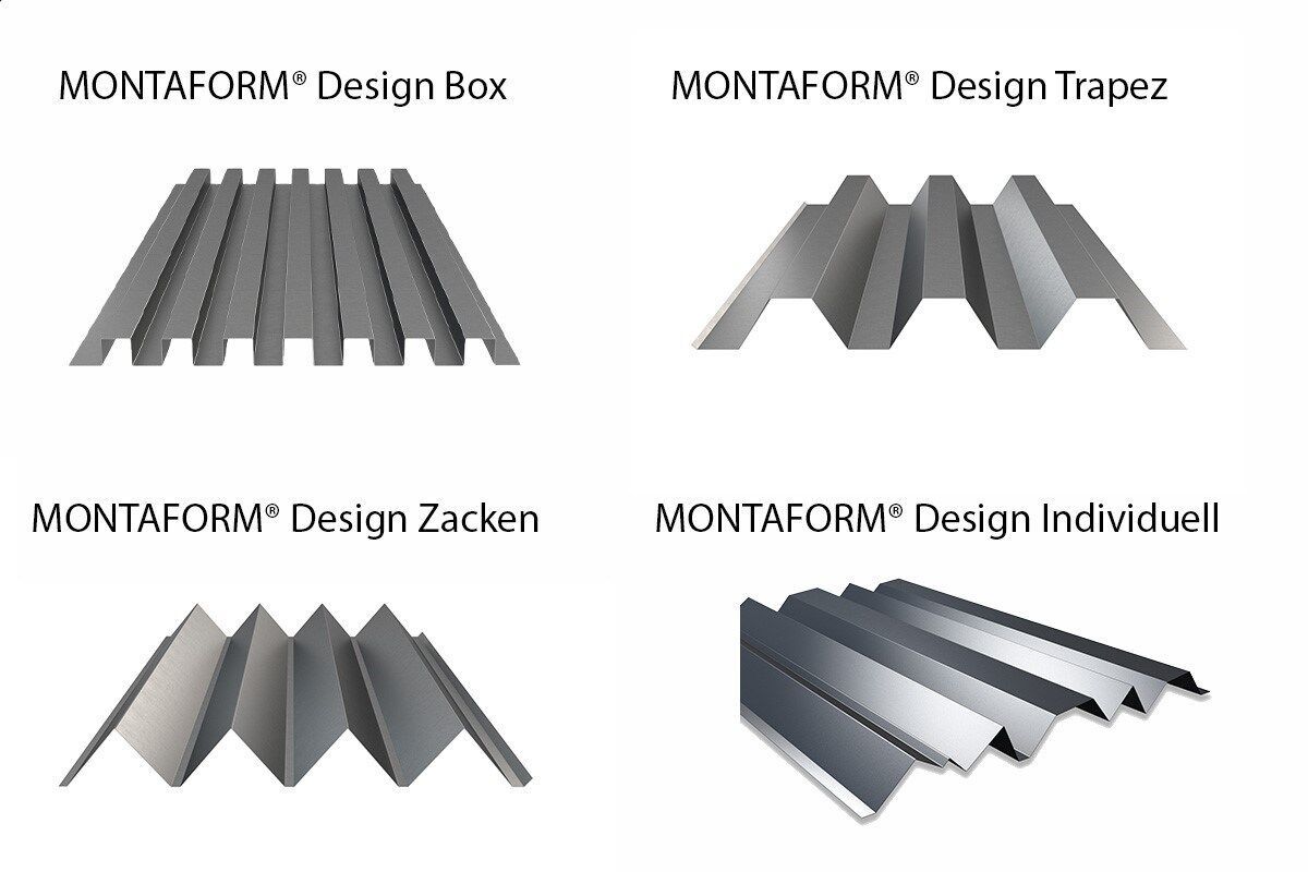 Produktumstellung der MONTAFORM® Design Fassadenverkleidungen