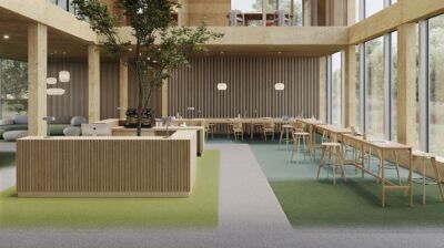 Zirkulär Bauen mit Bodenbelägen von Tarkett