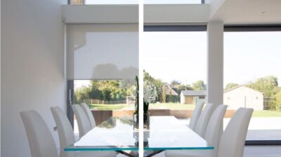 Verdeckte und effektive Rollo Einbaulösung